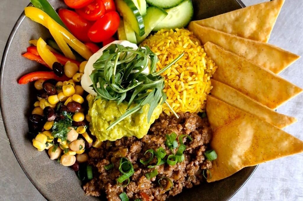 Mexican poke bowl